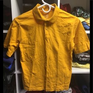 Childrens Place yellow polo shirt size 10/12